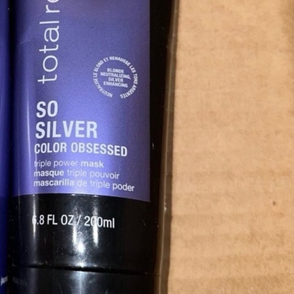 Matix Other - Matrix so silver color obsessed mask hair care purple total results